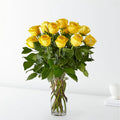 Long Stem Yellow Rose Bouquet
